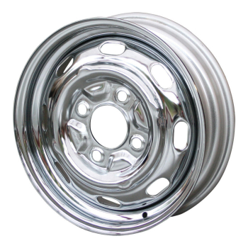 Chrom Felge standard 5.5X15 4X130 ET25 Felge VW Käfer Karmann Typ1 Lochkreis 4x130 111601025G